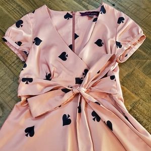 One of a kind BB Dakota pink spade dress